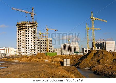 construction of the new house