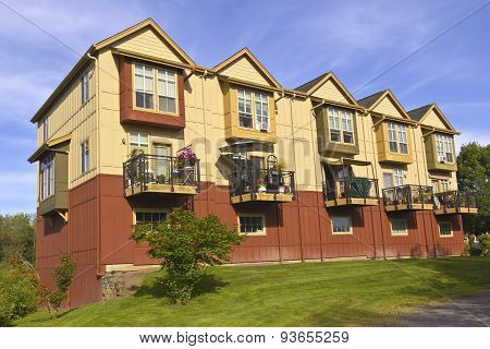 Family Condominiums In Fairview Village Oregon.