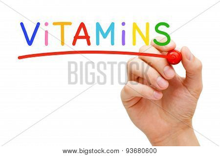 Vitamins Concept
