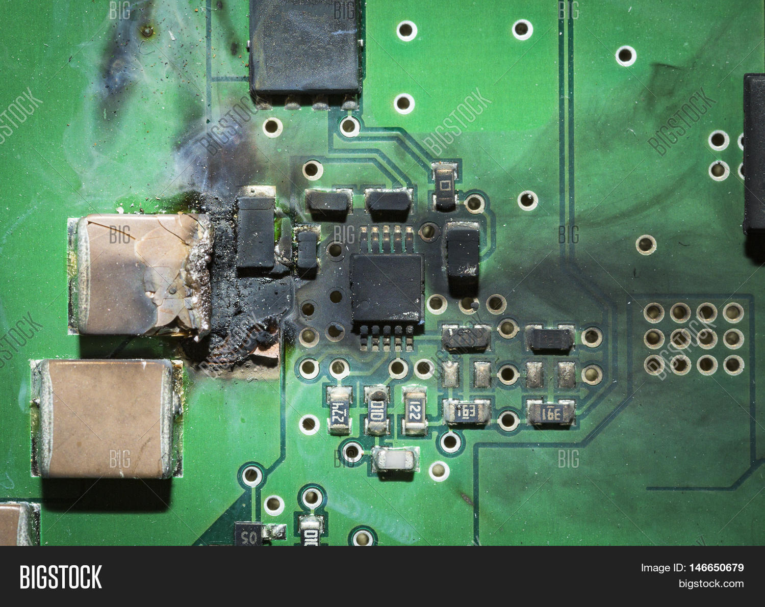 Imagen y foto Burned Electronic (prueba gratis) Bigstock
