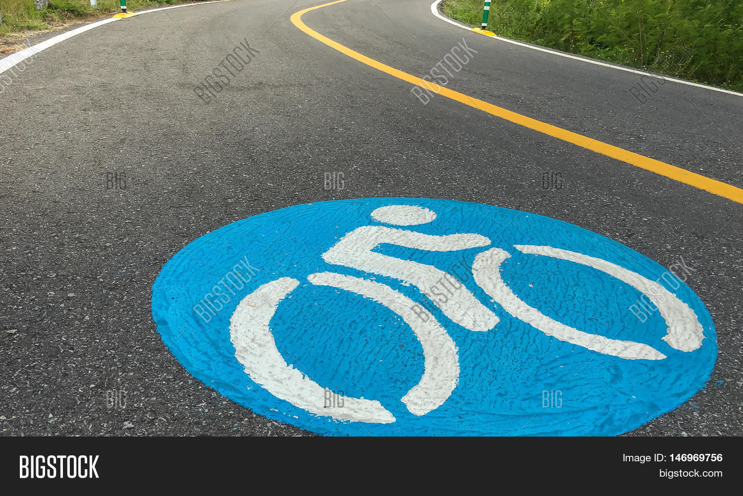 Bike Lanes. Bike Lane Image & Photo (Free Trial) | Bigstock