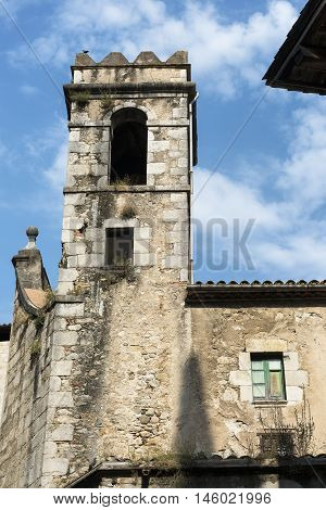 Girona (Gerona Catalunya Spain): gothic church of Sant Feliu exterior