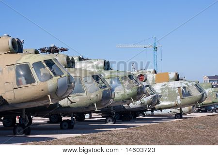 Elicottero d'attacco sovietico