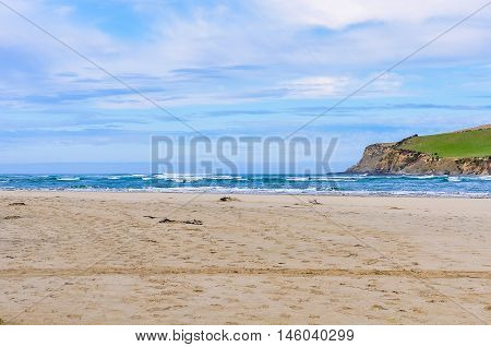 Coastal Landscape In The Catlins, New Zealand
