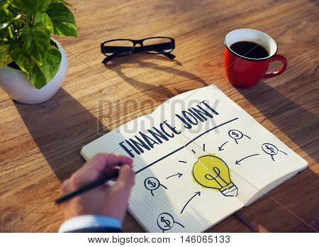 Finance Joint Planning Balance Banking Budget Concept