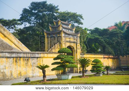 Ha Noi, Vietnam.thang Long Citadel As A World Heritage City Famous In Hanoi