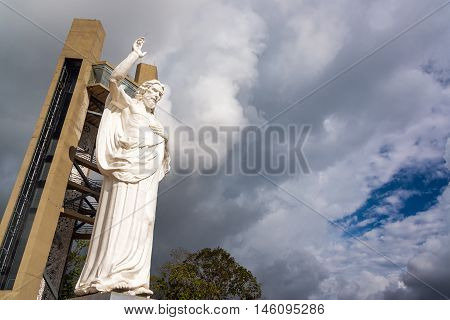 View Of El Santisimo Statue