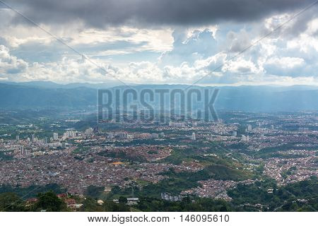 Bucarmanga Cityscape View