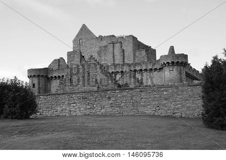 A view of the historic Craigmillar castle