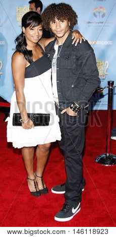 Monique Coleman and Corbin Bleu at the DVD Release premiere of 