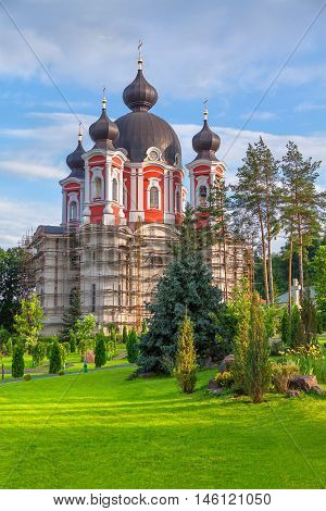 orthodox monastery in village Curchi from Moldov