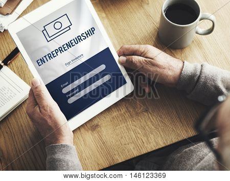 Entrepreneurship Tycoon Small Business Enterprise Concept