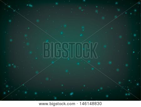 Abstract bright glitter green background vector .