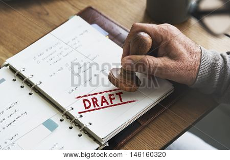 Draft Sketch Design Preview Structure Template Concept