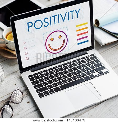 Positive Thinking Happiness Lifestyle Concept