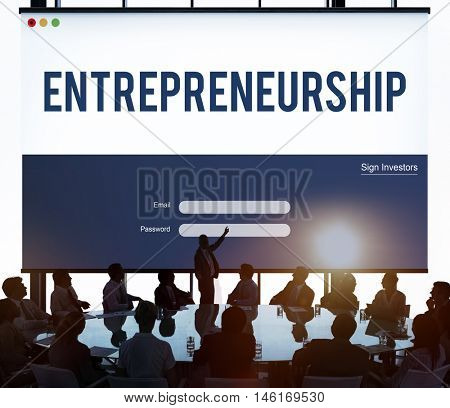 Entrepreneurship Tycoon Small Business Enterprise Concept