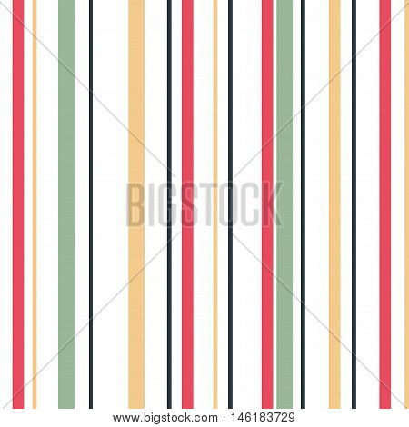 Green Yellow Pink Grey & White Striped Background. Isolated vector illustration seamless pattern with colorful stripes.