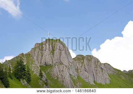 Cross At Tegelberg