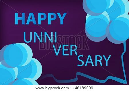 Dark blue floral background with some text