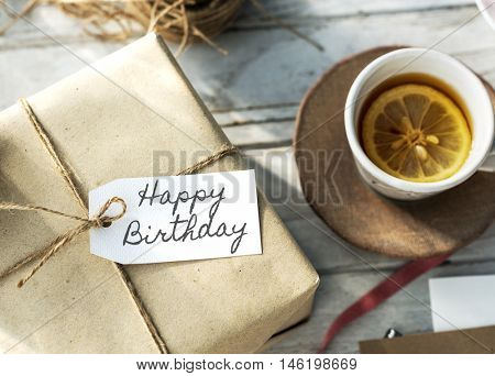 HBD Happy Birthday Celebration Congratulation Party Concept