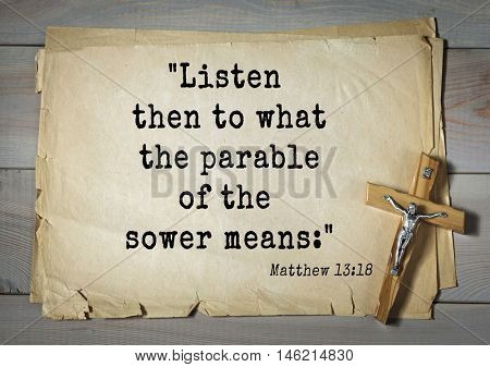 Bible verses from Matthew.