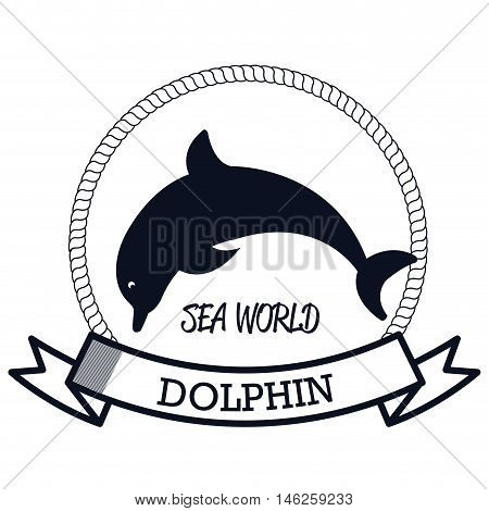 sea world life isolated vector illustration eps 10