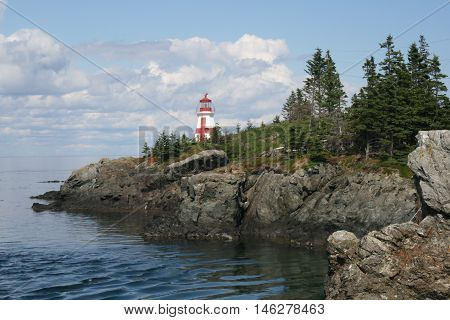 East Quoddy Lighthouse at Campobello Island, New Brunswick