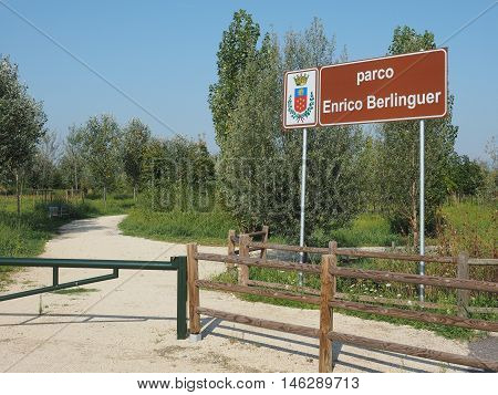 Berlinguer Park In Settimo Torinese