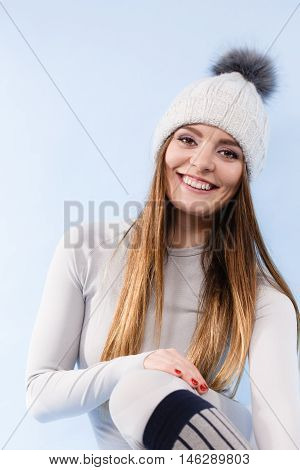 Woman In Thermal Underwear
