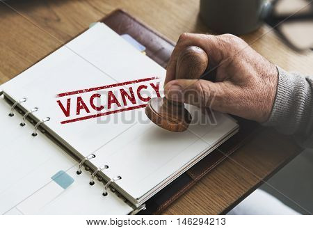 Vacancy Career Search Hotel Employment Work Concept