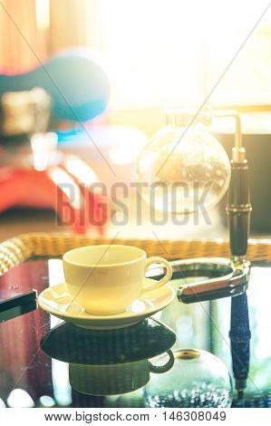Coffee Cup And Siphon Vacuum Coffee Maker