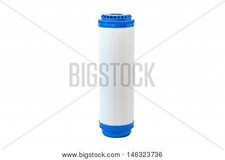 Cartridges For Water Filter Isolated On White Background, Used Water Filter