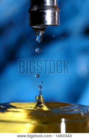 Splash blu e giallo