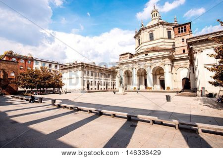 San Lorenzo Maggiore basilica in Milan city in Italy