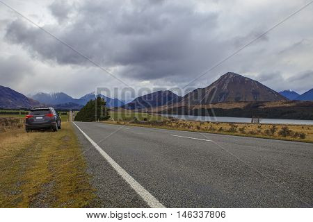 arthur's pass national park important traveling destination in south island new zealand