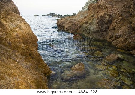 Beautiful landscape of the sea coast. 2016