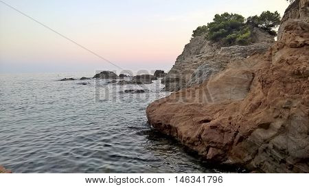 Beautiful landscape of the sea coast. 2016