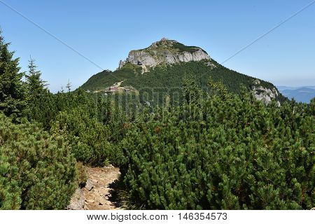 Mountain Landscape. Ceahlau Mountains, Eastern Carpathians, Romania