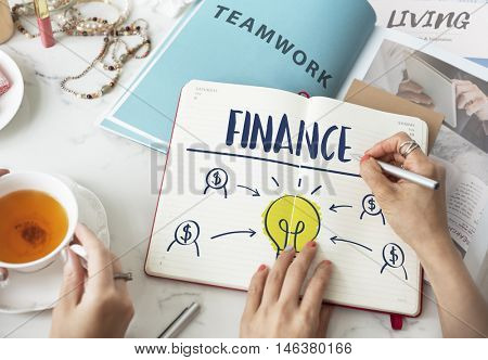 Finance Joint Planning Balance Banking Budget Concept