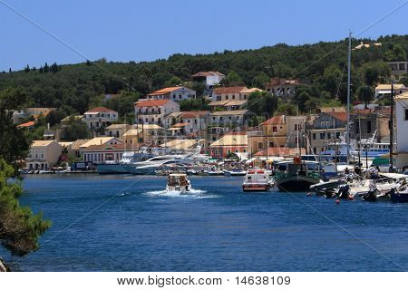 Gaios w Grecja wyspa Paxos