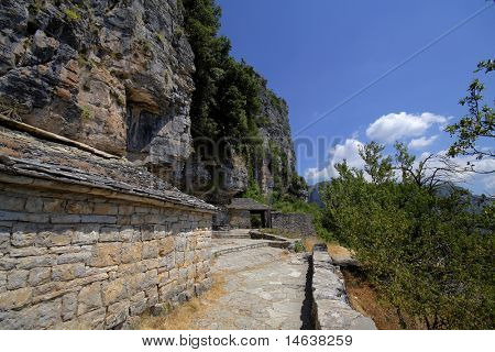 Canyon af Zagoria i Grækenland, den dybeste kløft i verden.