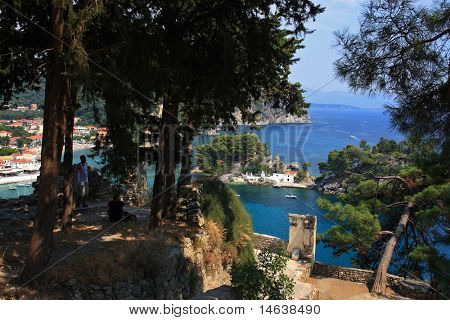 Il villaggio di Parga Grecia settentrionale