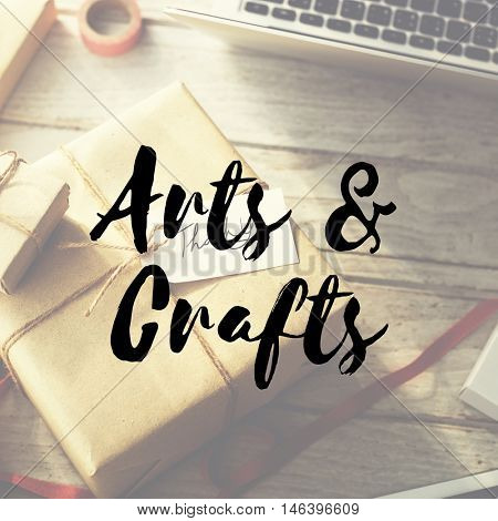 Arts & Crafts Gift Present Give Sharing Congratulations Concept