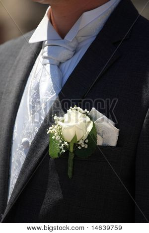 Boutonniere pana młodego