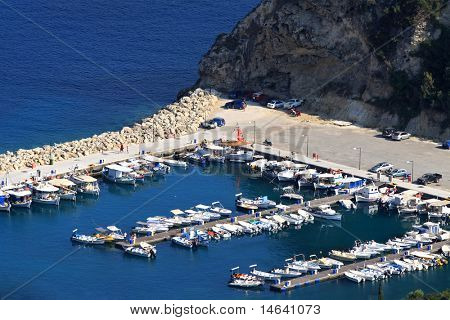 Paleokastritsa på corfu Grækenland