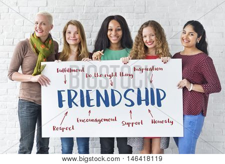Best Friends Togetherness Harmony Concept