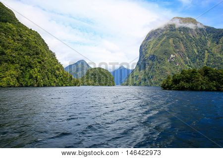 Milford Sound At Te Anau In New Zealand
