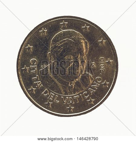 Vintage Twenty Euro Cent Coin