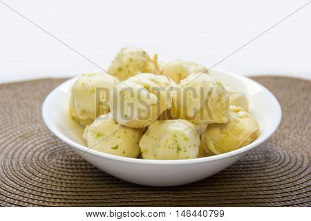 Chocolate And Sweet Lemon Cookie. Carolina, Sweet Typical Brazilian.