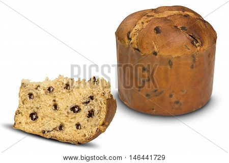 Sweet Panettone, Typical Italian Dessert For Christmas And Easter.